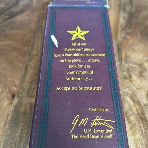 Vintage 1995 Boyd Bears The Folkstone Collection Buster Goes A' Courtin' - Picture 8 of 8